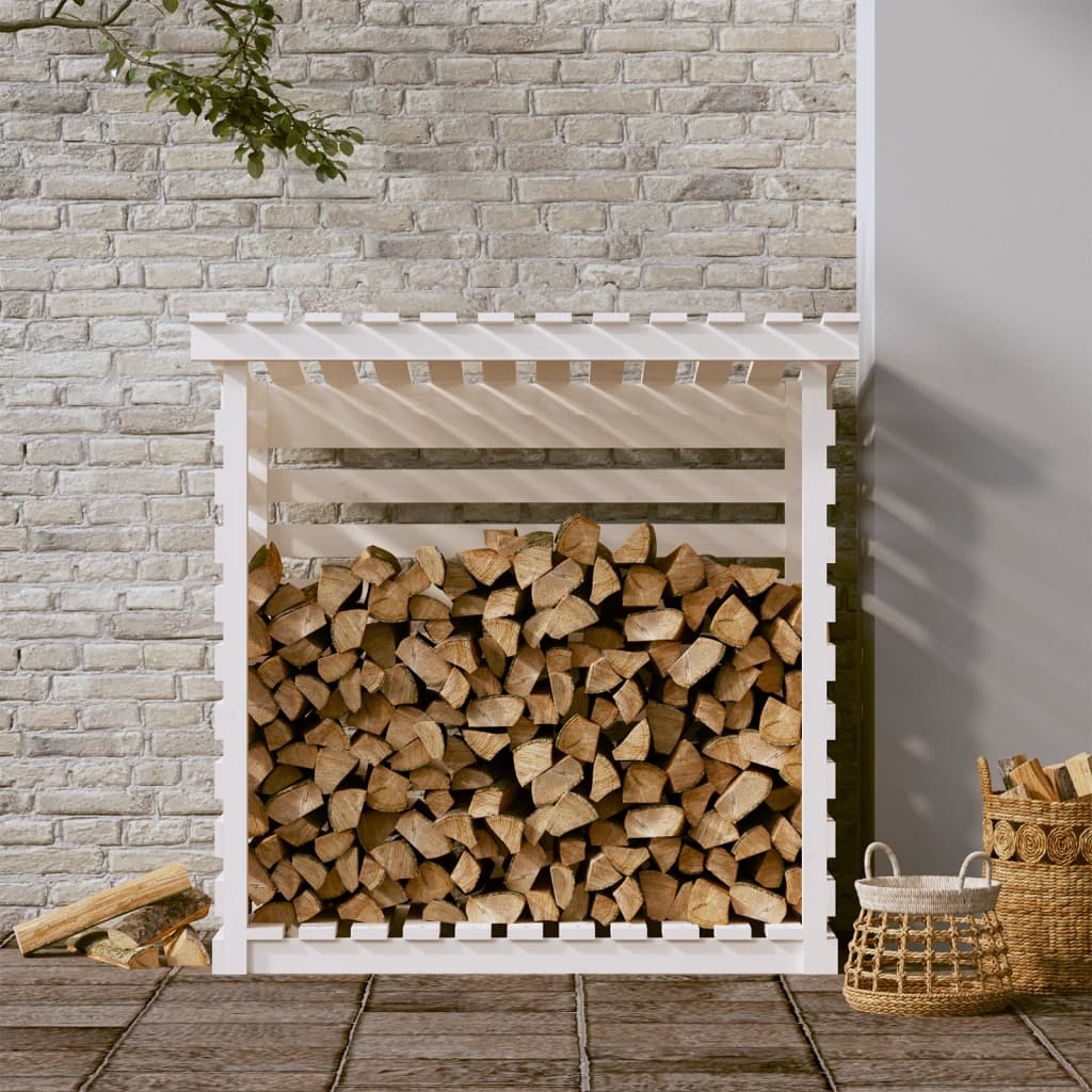 Vidaxl haardhoutrek 108x73x108 cm massief groenhout wit