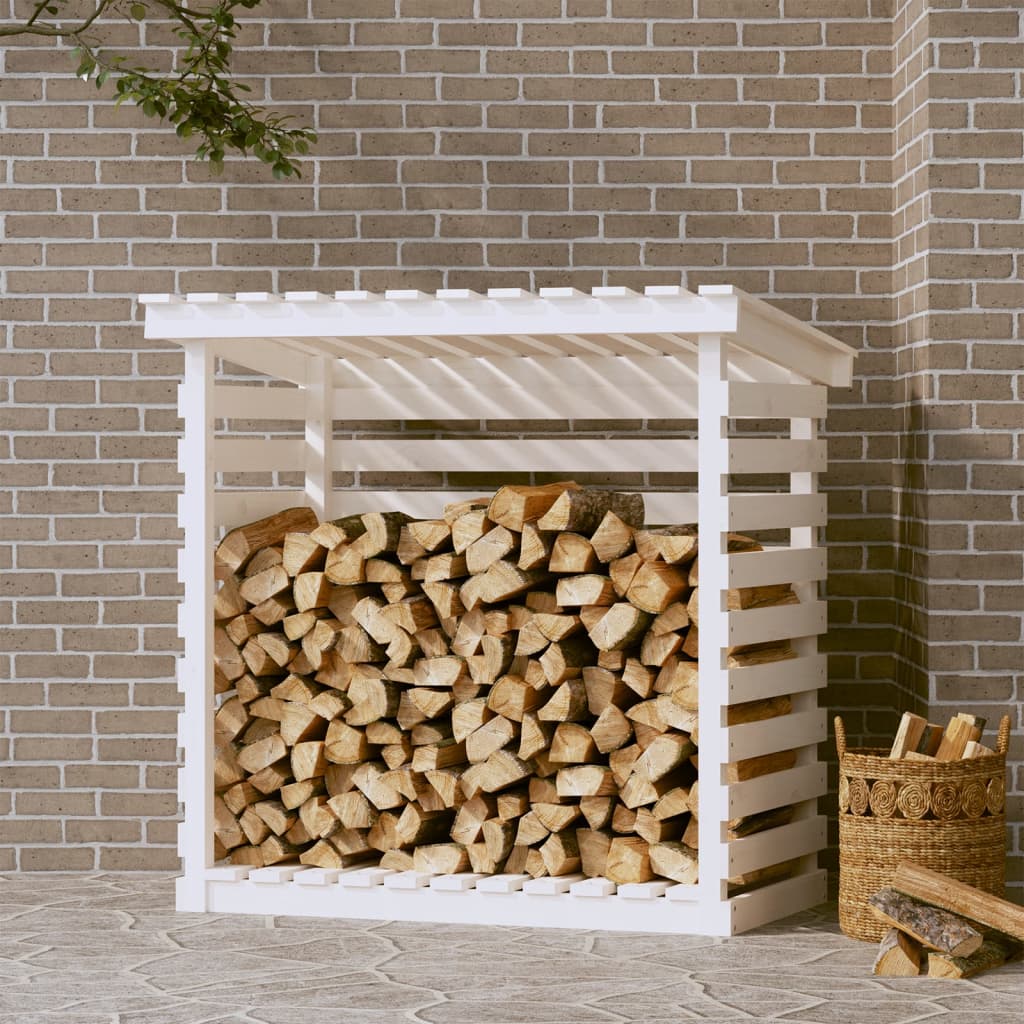 Vidaxl haardhoutrek 108x73x108 cm massief groenhout wit
