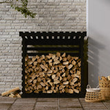 VidaXL Haardhoutrek 108x73x108 cm massief groenenhout zwart
