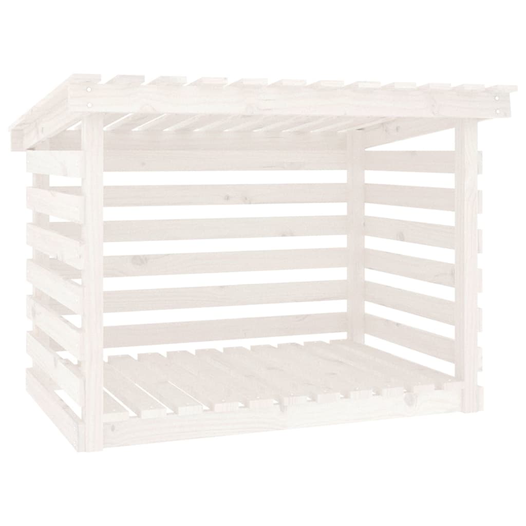 Vidaxl haardhoutrek 108x73x79 cm massief groenhout wit