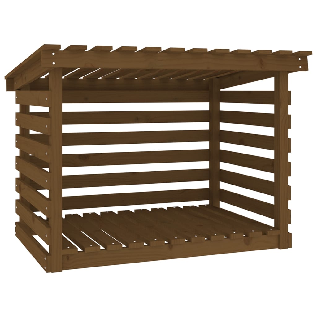 Vidaxl haardhoutrek 108x73x79 cm massief groenhout honingbruin
