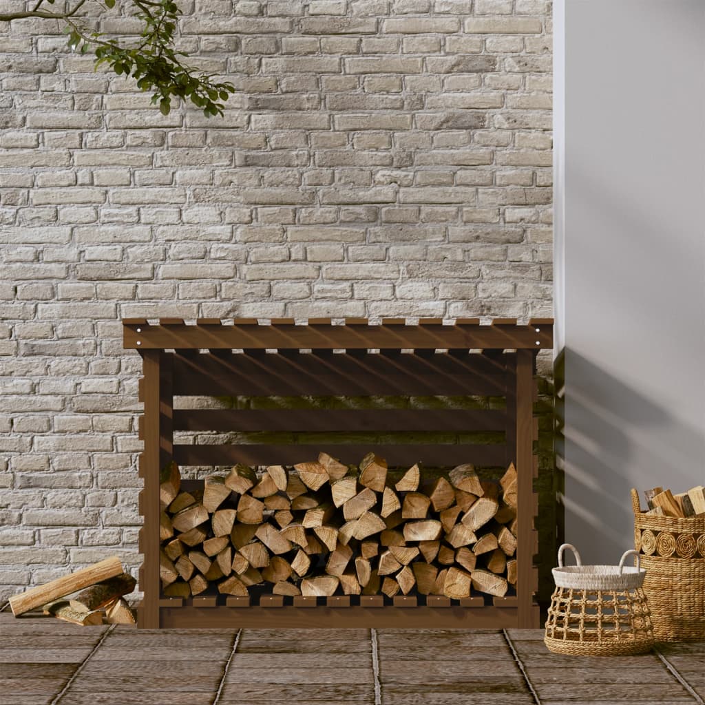 Vidaxl haardhoutrek 108x73x79 cm massief groenhout honingbruin