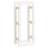 VidaXL Haardhoutrek 41x25x100 cm massief groenhout wit
