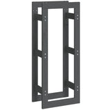 Vidaxl haardhoutrek 80x25x100 cm massief groenenhout grijs