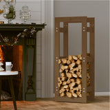 Vidaxl haardhoutrek 41x25x100 cm massief groenhout honingbruin
