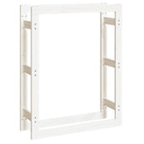 Vidaxl haardhoutrek 80x25x100 cm massief groenhout wit