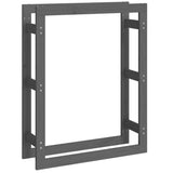 Vidaxl haardhoutrek 80x25x100 cm massief groenenhout grijs
