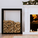 VidaXL Haardhoutrek 80x25x100 cm massief groenenhout zwart