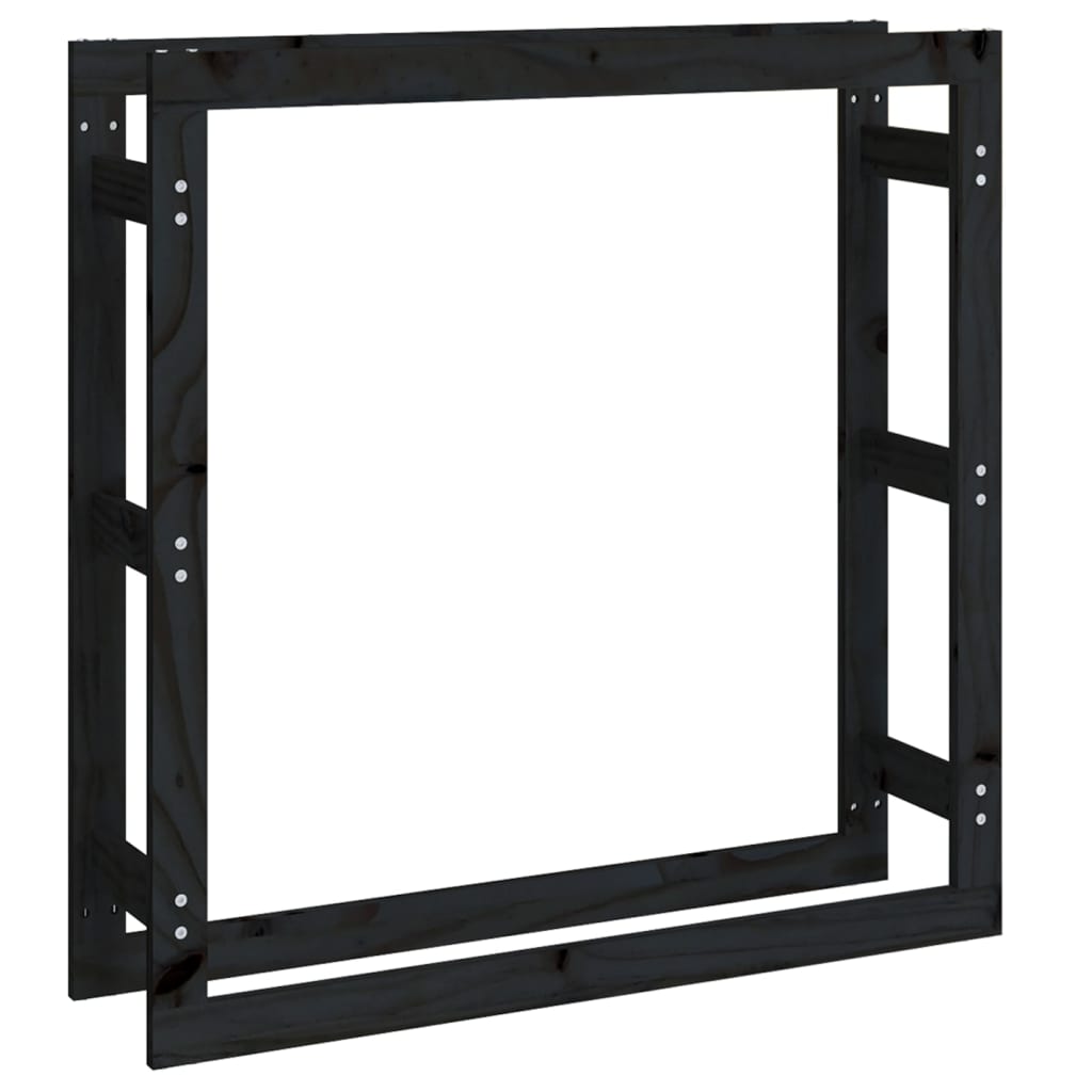 VidaXL Haardhoutrek 100x25x100 cm massief groenenhout zwart