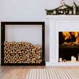 VidaXL Haardhoutrek 100x25x100 cm massief groenenhout zwart