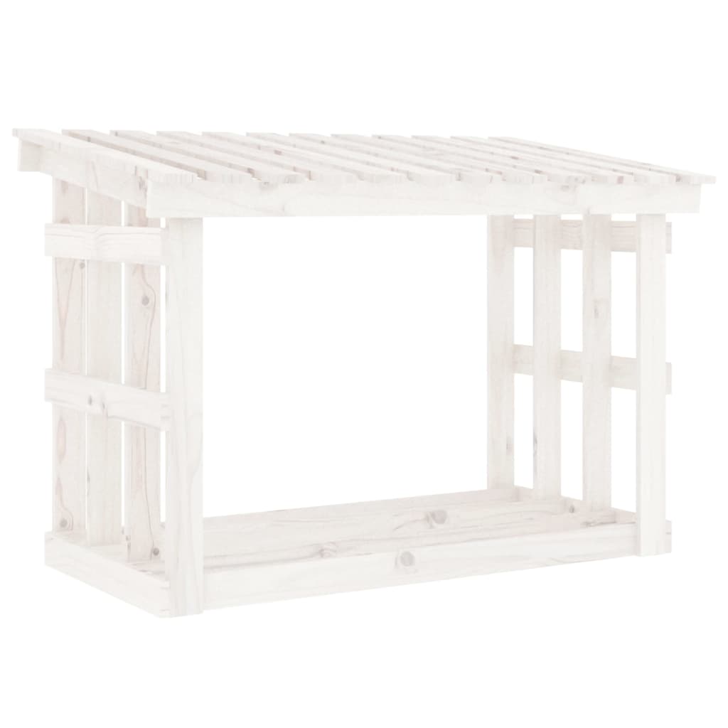 Vidaxl haardhoutrek 108x64,5x77 cm massief groenhout wit
