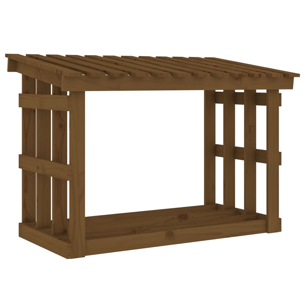 VidaXL Haardhoutrek 108x64,5x77 cm massief groenhout honingbruin