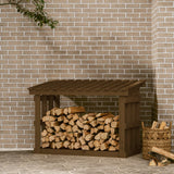 VidaXL Haardhoutrek 108x64,5x77 cm massief groenhout honingbruin