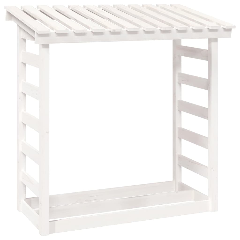 Vidaxl haardhoutrek 108x64,5x110 cm massief groenhout wit