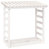 Vidaxl haardhoutrek 108x64,5x110 cm massief groenhout wit