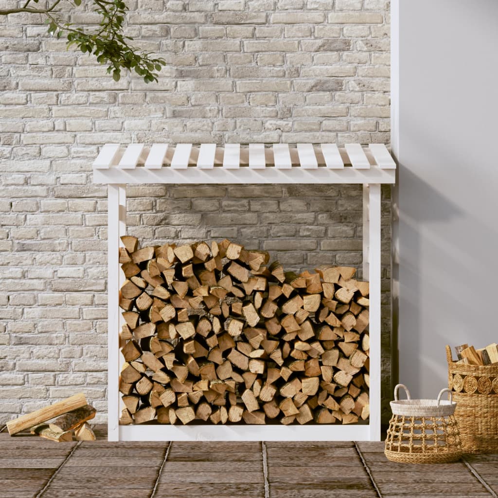 Vidaxl haardhoutrek 108x64,5x110 cm massief groenhout wit