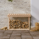 Vidaxl haardhoutrek 108x64,5x78 cm massief groenhout