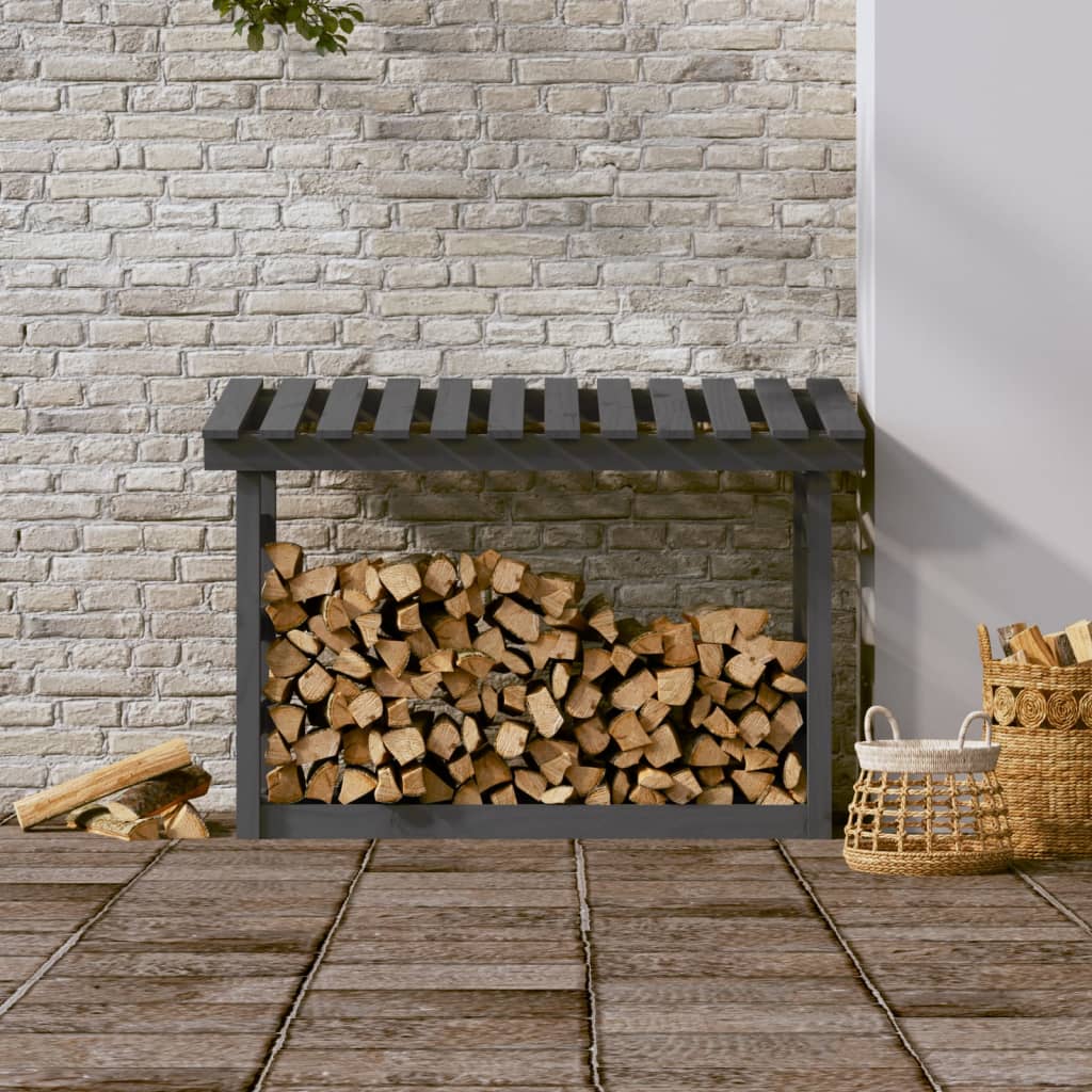 VidaXL Haardhoutrek 108x64,5x78 cm massief groenhout grijs