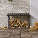 VidaXL Haardhoutrek 108x64,5x78 cm massief groenhout grijs
