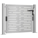 Vidaxl poort vierkant 105x105 cm cortenstaal