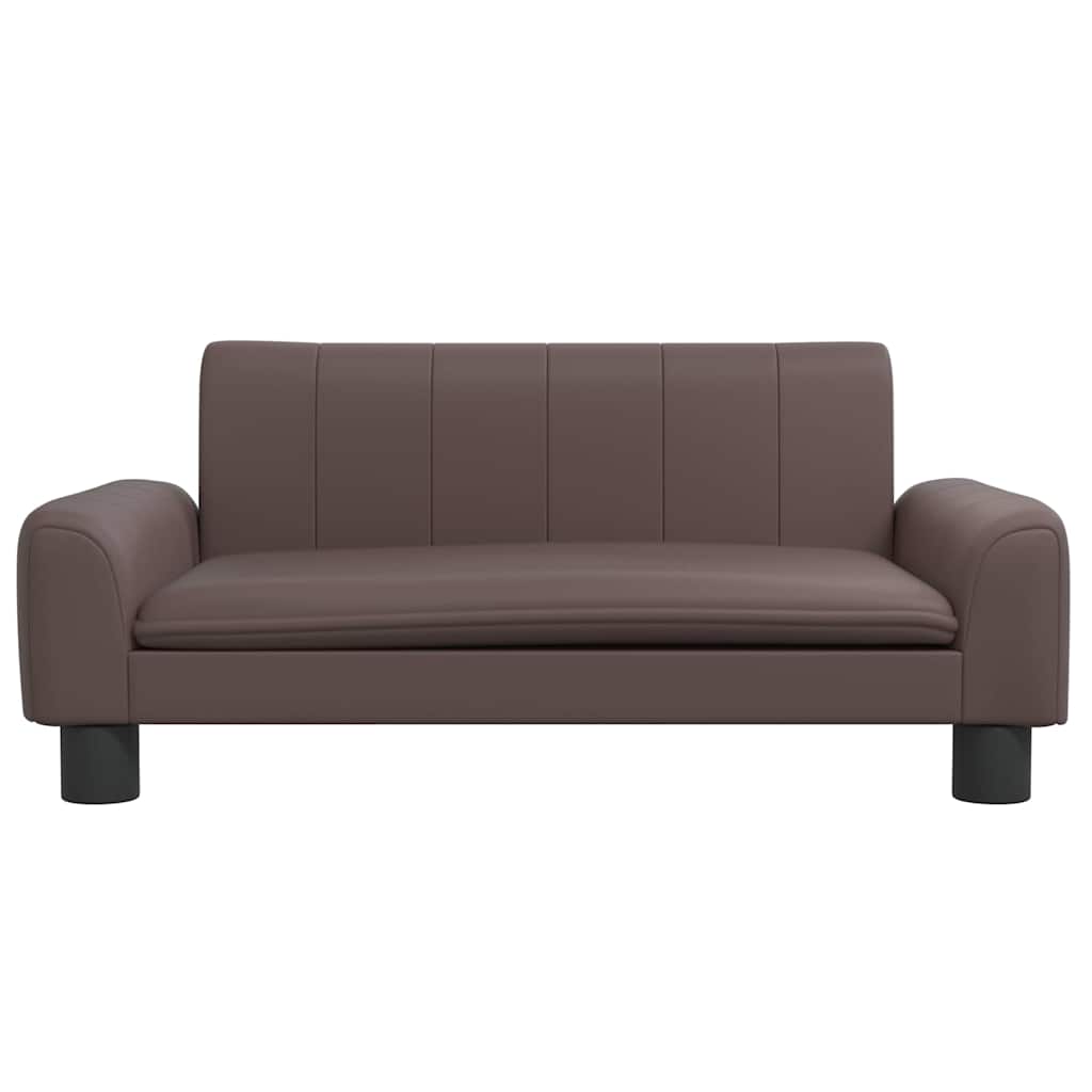 Vidaxl hondenmand 70x45x30 cm kunstleer bruin