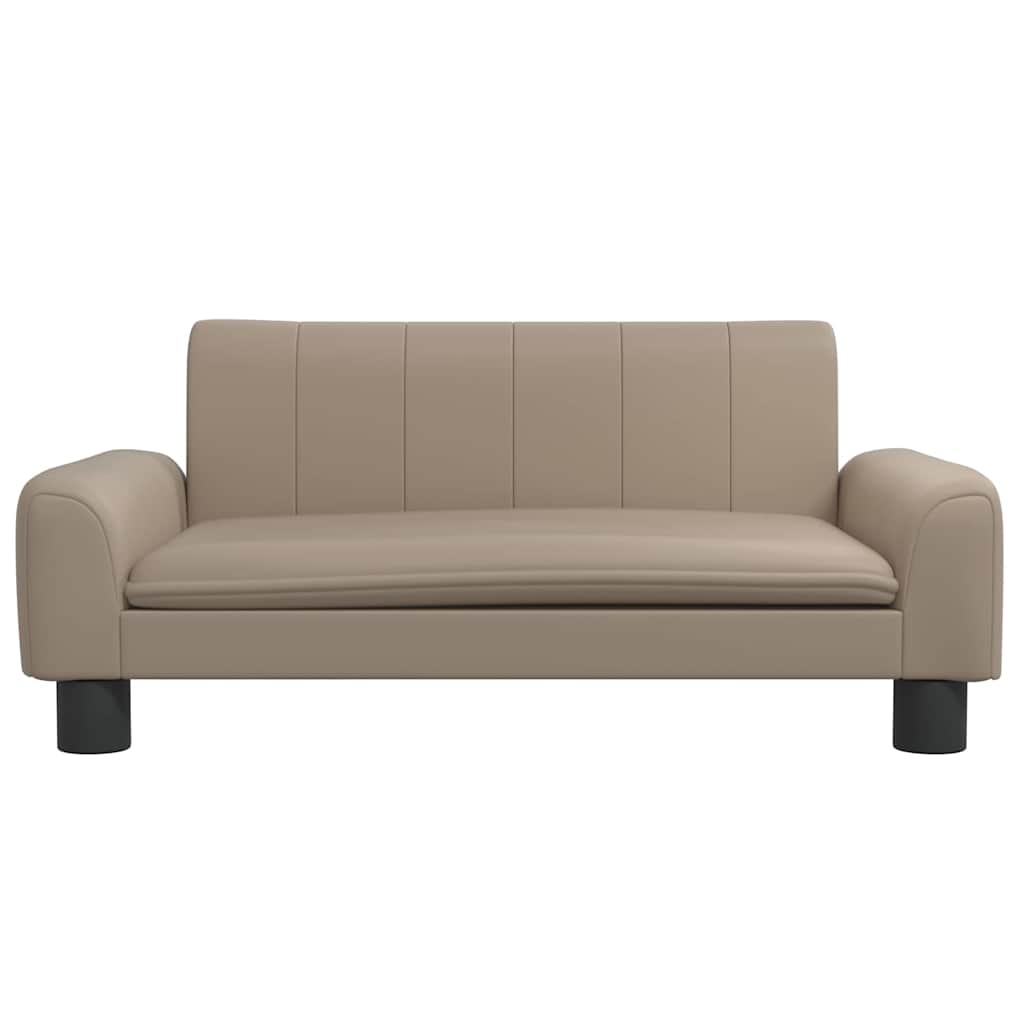 Vidaxl hondenmand 70x45x30 cm kunstleer cappuccinokleurig