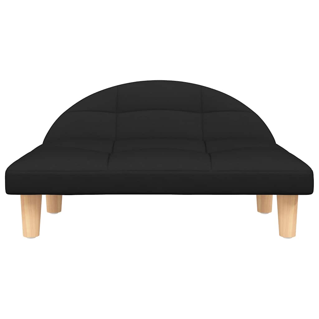 Vidaxl hondenmand 70x52x30 cm stof zwart