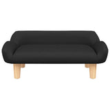 Vidaxl hondenmand 70x40x24 cm stof zwart