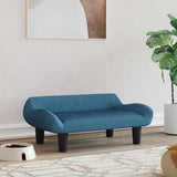 Vidaxl hondenmand 70x40x24 cm fluweel blauw