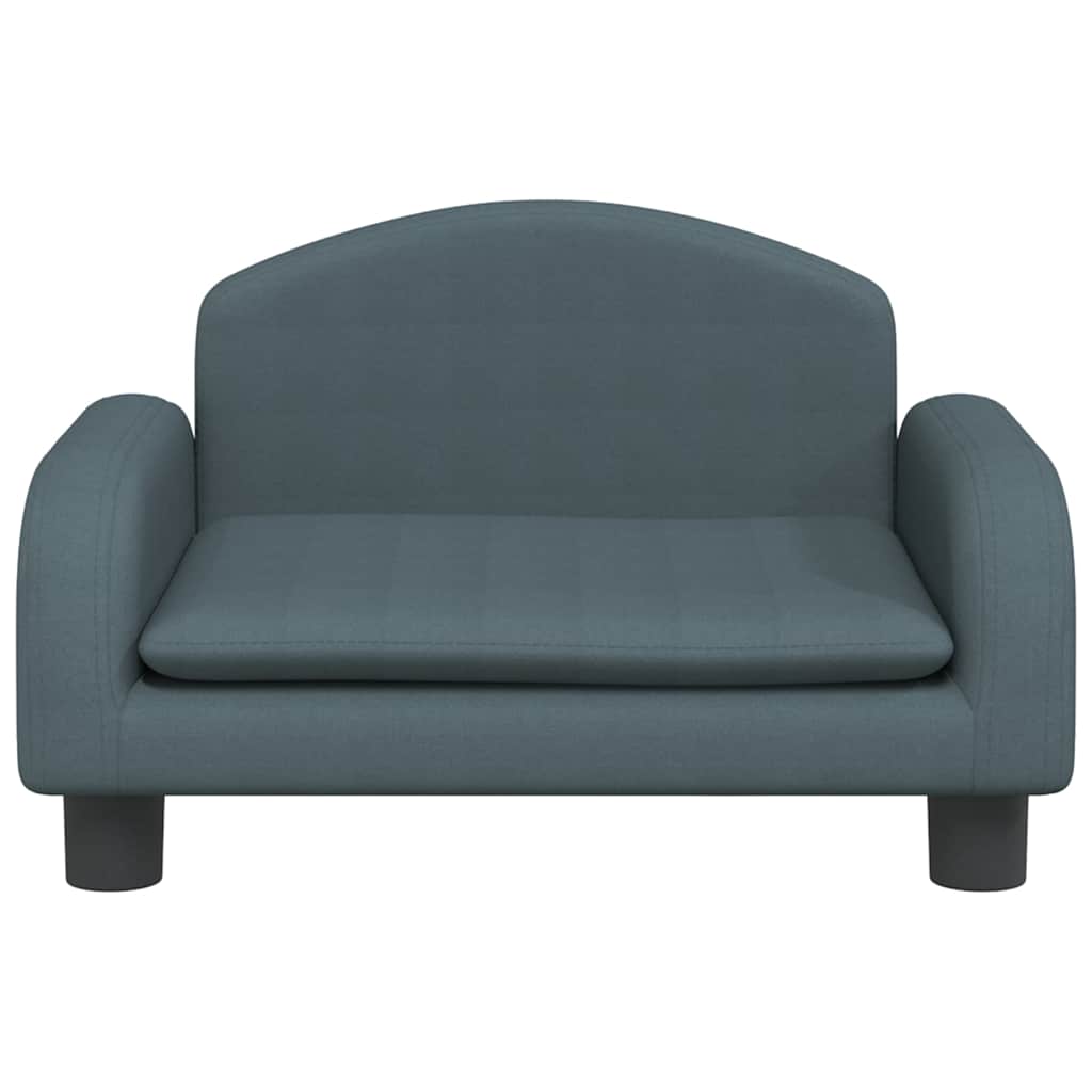 Vidaxl hondenmand 50x40x30 cm stof donkergrijs