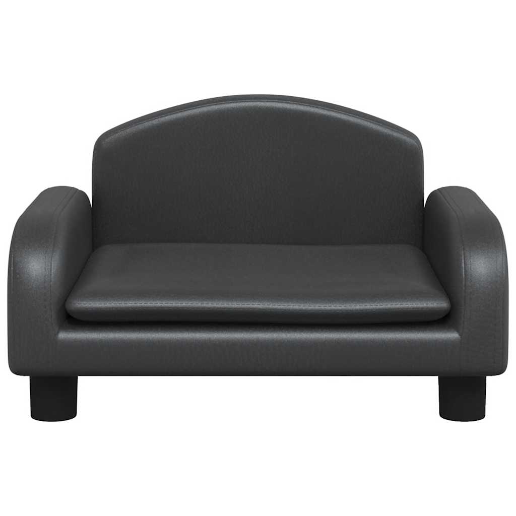 Vidaxl hondenmand 50x40x30 cm kunstleer zwart