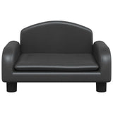 Vidaxl hondenmand 50x40x30 cm kunstleer zwart