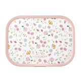 Mepal campus lunchbox little dutch flowers and butterflies roze wit