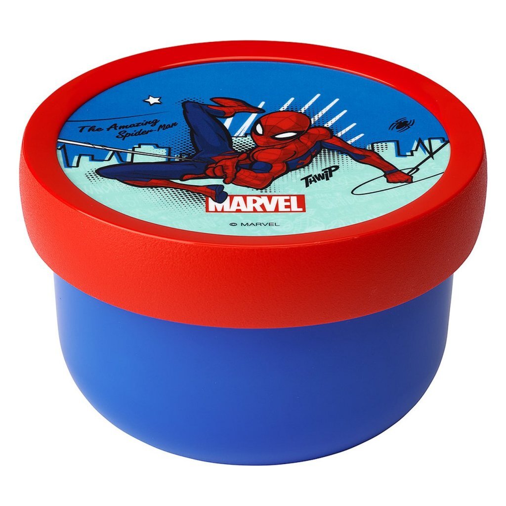 Mepal campus fruitbox spiderman 300 ml rood blauw