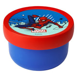 Mepal campus fruitbox spiderman 300 ml rood blauw