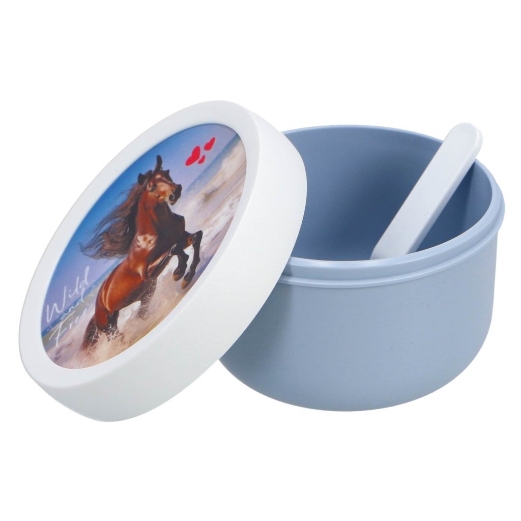 Mepal campus fruitbox 300 ml wild horse wit blauw