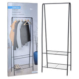 Storage solutions kledingrek met 2 lagen 61x34x152 cm