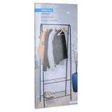 Storage solutions kledingrek met 2 lagen 61x34x152 cm