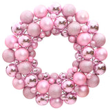 VidaXL Kerstkrans 45 cm piepschuim roze