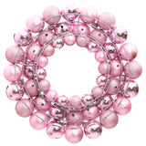 VidaXL Kerstkrans 45 cm piepschuim roze