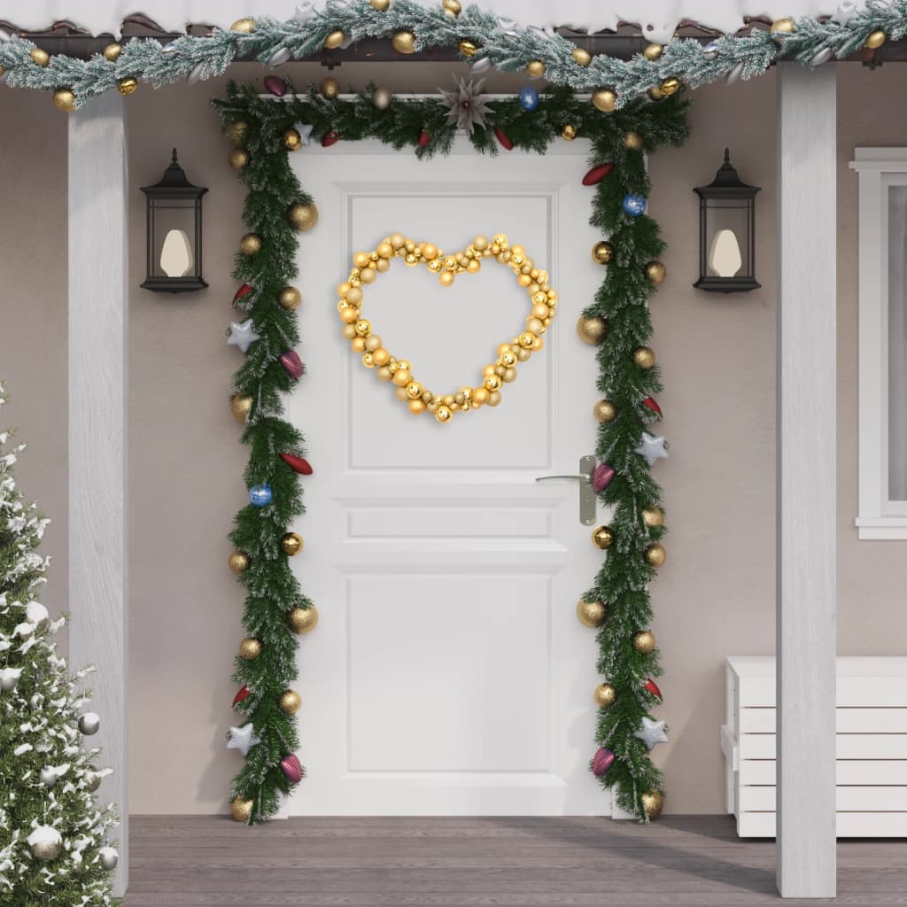 VidaXL Kerstslinger 175 cm polystyreen goudkleurig