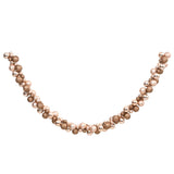 VidaXL Kerstslingerballen 175 cm piepschuim roségoudkleurig