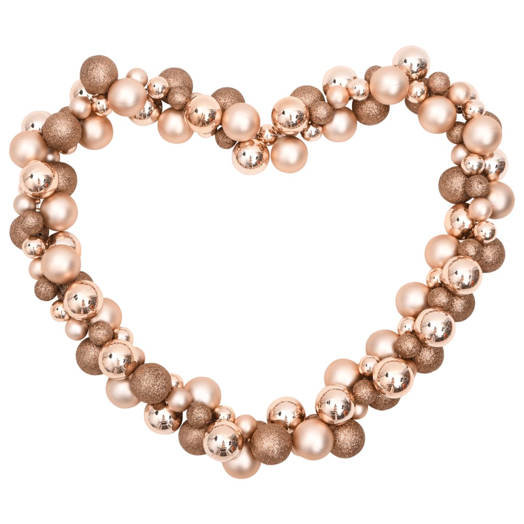 VidaXL Kerstslingerballen 175 cm piepschuim roségoudkleurig