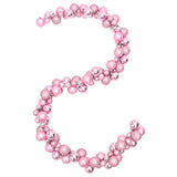 VidaXL Kerstslingerballen 175 cm piepschuim roze