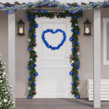 VidaXL Kerstslingerballen 175 cm polystyreen blauw