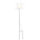 Vidaxl kerstlamp met grondpin en led inklapbaar 57 cm wit