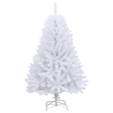 Vidaxl kunstkerstboom met scharnieren en standaard 150 cm wit