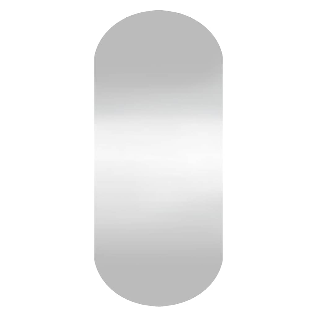 Vidaxl wandspiegel 25x60 cm ovaal glas