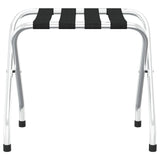 Vidaxl bagagerek 56x40x49 cm zwart en zilver