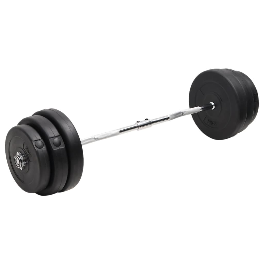 VidaXL Halster gebogen met gewichten 90 kg